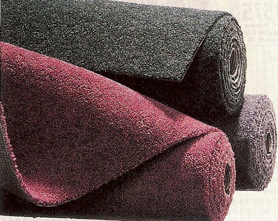 rolls of carpet